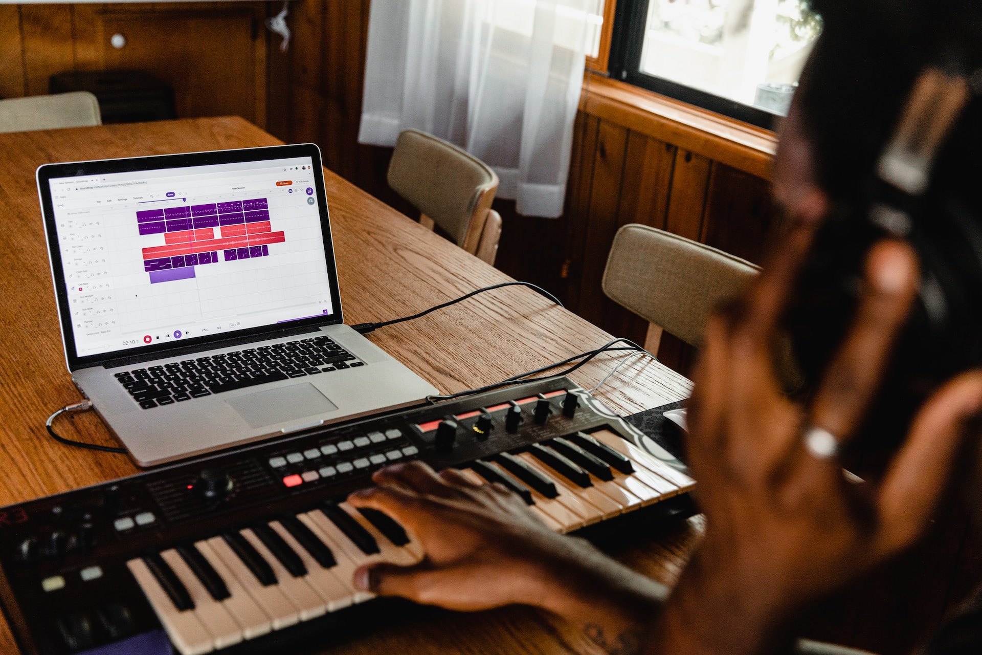 Recording on laptop